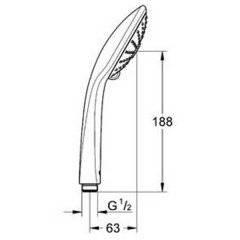 Ручной душ Grohe Euphoria 27221000