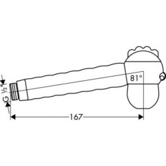 Ручной душ Hansgrohe Croma Joco 28560000