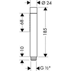 Ручной душ Hansgrohe Axor Starck 28532000