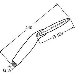 Ручной душ Hansa Clear 59913913
