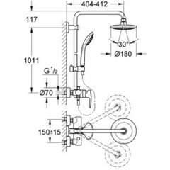 Душевая программа Grohe Euphoria 27474000