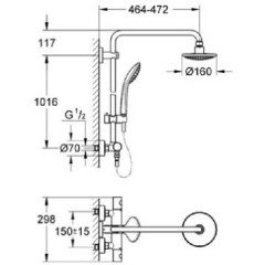 Душевая программа Grohe Euphoria 27296001