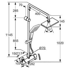 Душевая программа Kludi E2 Dual 5609505-40