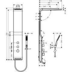 Душевая программа Hansgrohe Raindance Lift 27008000