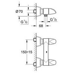 Смеситель Grohe Aria 26008000