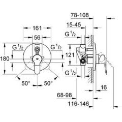 Смеситель Grohe BauEdge 29079000