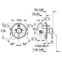 Смеситель Grohe Concetto 32214001