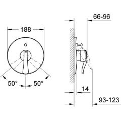 Смеситель Grohe Ectos 19547MB0