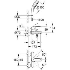 Смеситель Grohe Eurostyle Cosmopolitan 33592002