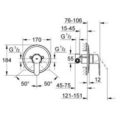 Смеситель Grohe Eurostyle Cosmopolitan 33635002