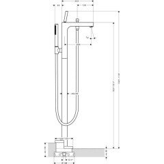 Смеситель Hansgrohe Axor Citterio 39451000