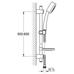 Душевая программа Grohe Bau Cosmopolitan 27350000