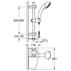 Душевая программа Grohe Movario Trio 28575000