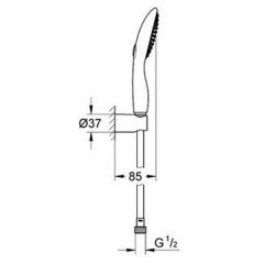 Душевая программа Grohe Power and Soul 115 27839000