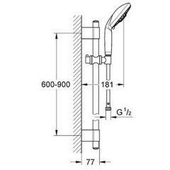 Душевая программа Grohe Rainshower Classic 28769001