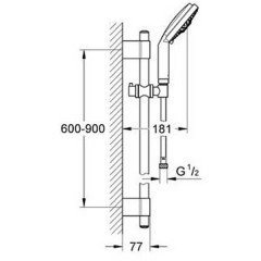 Душевая программа Grohe Rainshower Cosmopolitan 28762001