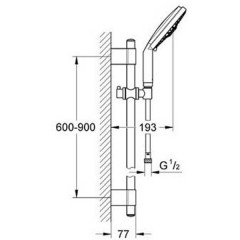 Душевая программа Grohe Rainshower Cosmopolitan 28763001