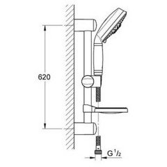 Душевая программа Grohe Rainshower Rustic 27139000