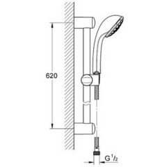 Душевая программа Grohe Relexa Champagne 27211000