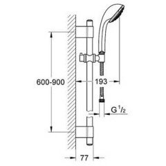 Душевая программа Grohe Relexa Massage 28933001