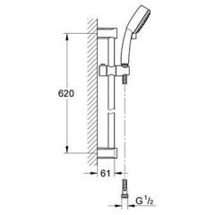 Душевая программа Grohe Tempesta Cosmopolitan 27578000