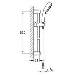 Душевая программа Grohe Tempesta Cosmopolitan 27786000