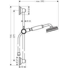 Душевая программа Hansgrohe Axor Carlton 27947000