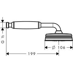 Душевая программа Hansgrohe Axor Carlton 27947000