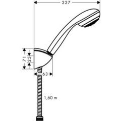 Душевая программа Hansgrohe Crometta 85 1jet 27577000