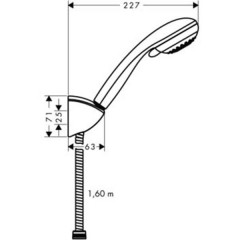 Душевая программа Hansgrohe Crometta 85 Multi 27569000