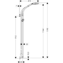 Душевая программа Hansgrohe Raindance Rainbow 27876000