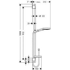 Душевая программа Hansgrohe Raindance Select 26631000