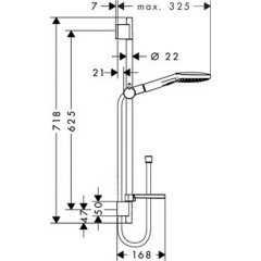 Душевая программа Hansgrohe Raindance Select E120 26620400