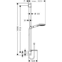 Душевая программа Hansgrohe Raindance Select E120 26621000