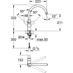 Смеситель для мойки Grohe BauLoop 31368000