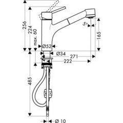 Смеситель для мойки Hansgrohe Talis S 32841000