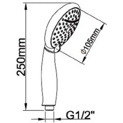 Ручной душ Gro Welle Apfel APF952