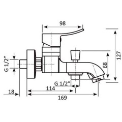 Смеситель Gro Welle Grapefruit GPF721