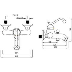 Смеситель Gro Welle Muskat Silver MSS721