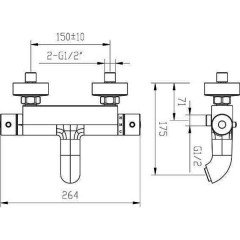 Смеситель Gro Welle Wassermelon WSM723