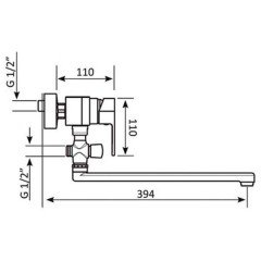 Смеситель Gro Welle Mandarin MDR722
