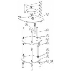 Стеклянная раковина Ledeme L151-46-26