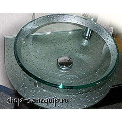 Стеклянная раковина Ledeme L151-46-26