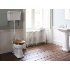 Унитаз Burlington со средним бачком P5+C1+T33CHR