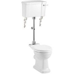 Унитаз Burlington Regal со средним бачком P12+C1+T33CHR