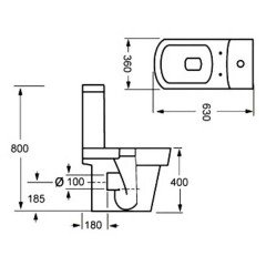 Унитаз BelBagno Mattino BB1060CP+BB1060T+BB1060SC