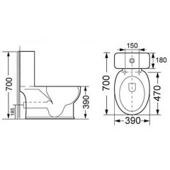 Унитаз BelBagno Aria-A