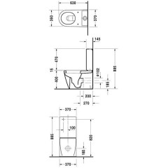 Унитаз Duravit Starck 2 2145090000