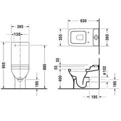Унитаз Duravit PuraVida 2119090000