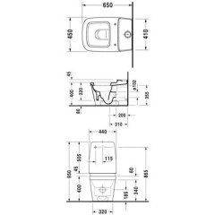 Унитаз Duravit Esplanade 2147090000
